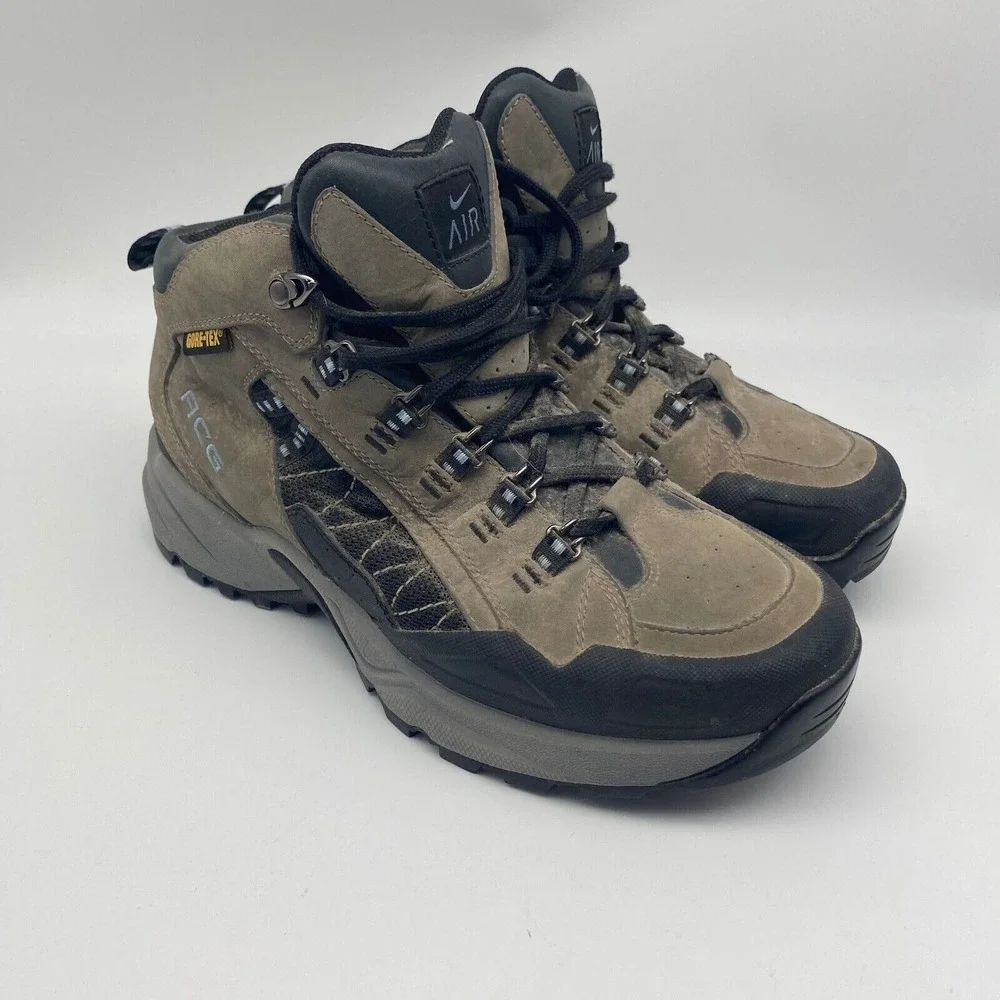 Vintage 2003 Nike ACG Air Wallowa Mid II Hiking Boots Vibram Gore-Tex Mens 9